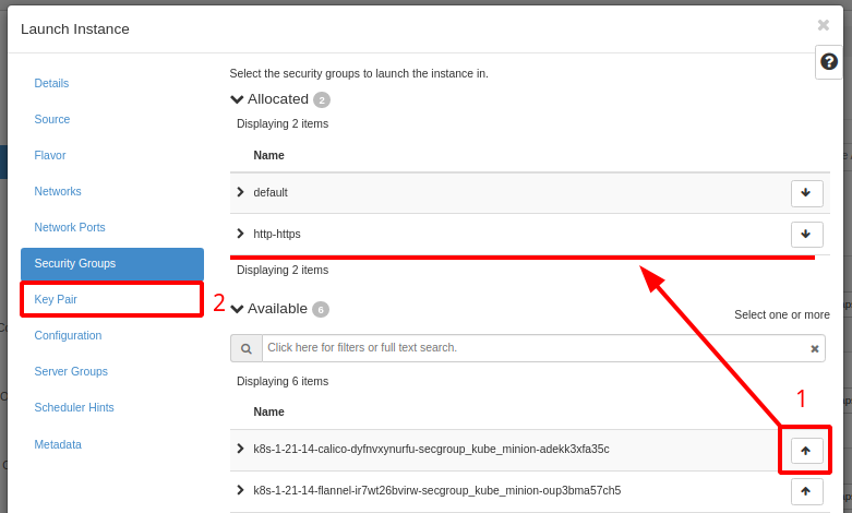 NNumbers Cloud console, Volumes: with the backup ID in hand, open Restore Backup in the scratch pad