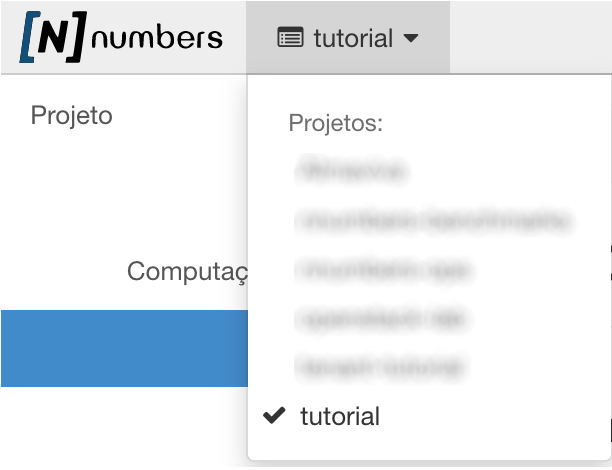 NNumbers Cloud console, Access tokens: if you have access to more than one tenant