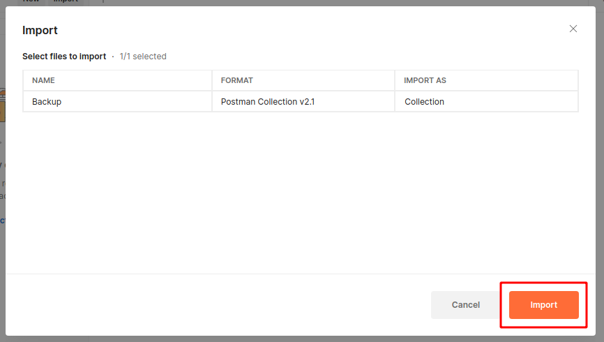 NNumbers Cloud console, Volumes: on the next screen, just confirm the import into the workspace
