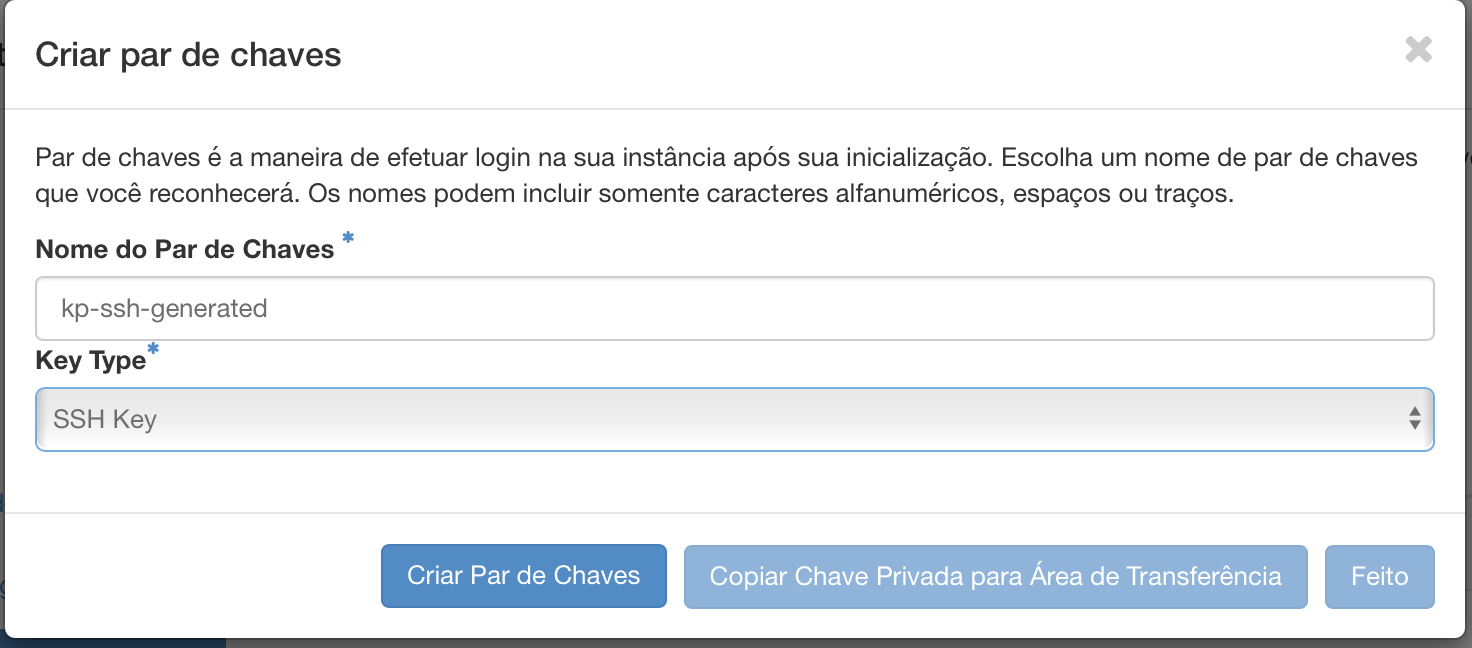 Create key pair