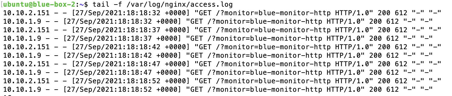 NNumbers Cloud console, Load balancers: note that even with no requests reaching the load balancer